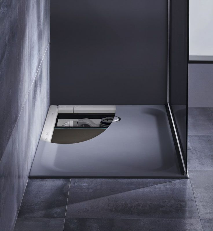 Querschnitt einer Installationsbox von Bette